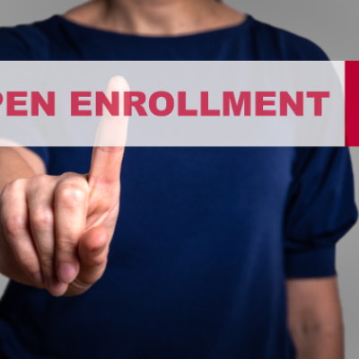 healthcare open enrollment button