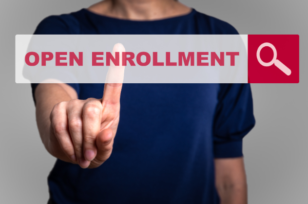 healthcare open enrollment button